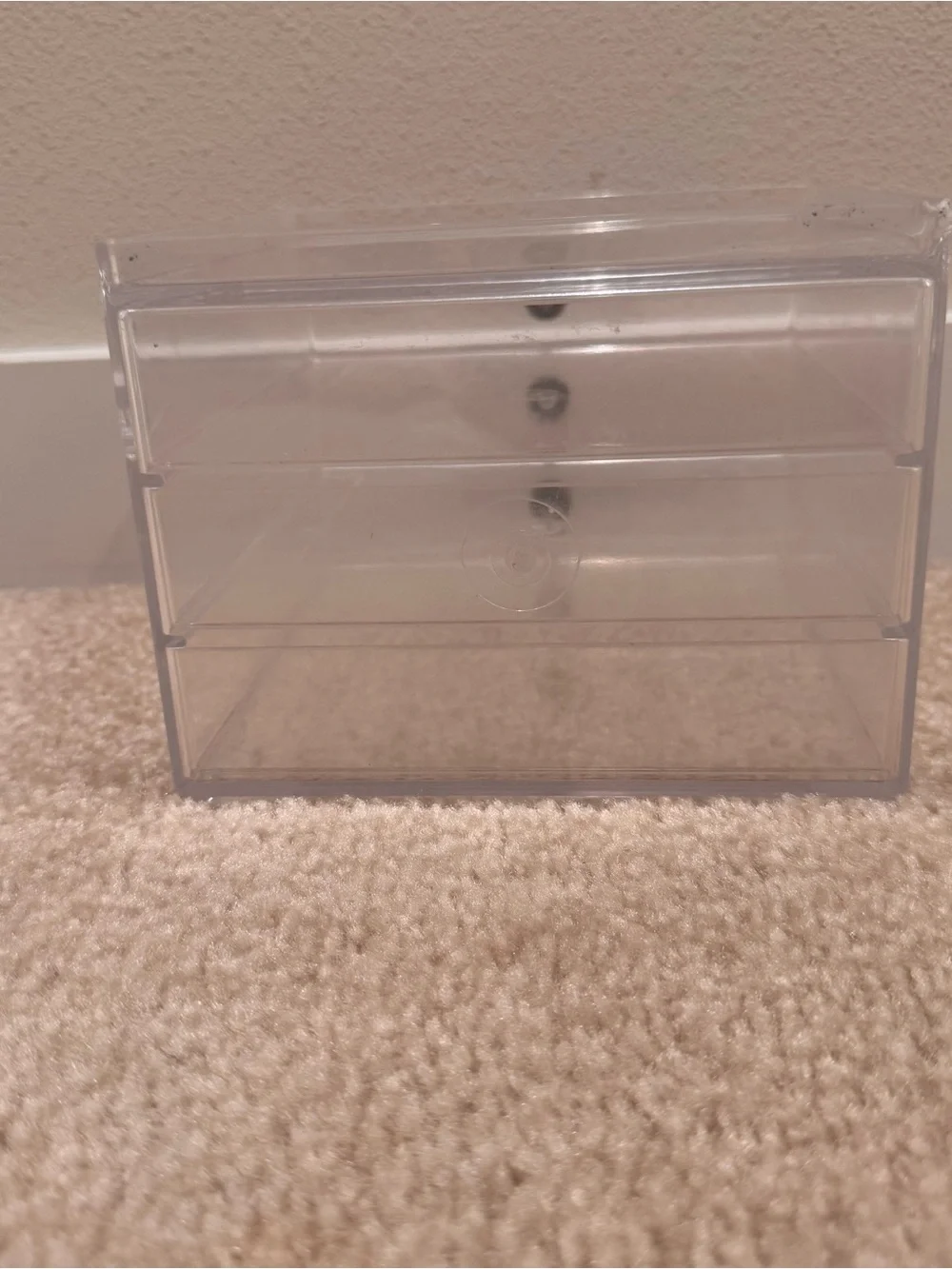 Clear 3-Drawer Acrylic Organizer -